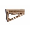 Upgrade your AR-15 with the lightweight WILSON COMBAT Buttstock, featuring a slim design, durable polymer, QD sling ports, and a replaceable rubber buttplate.