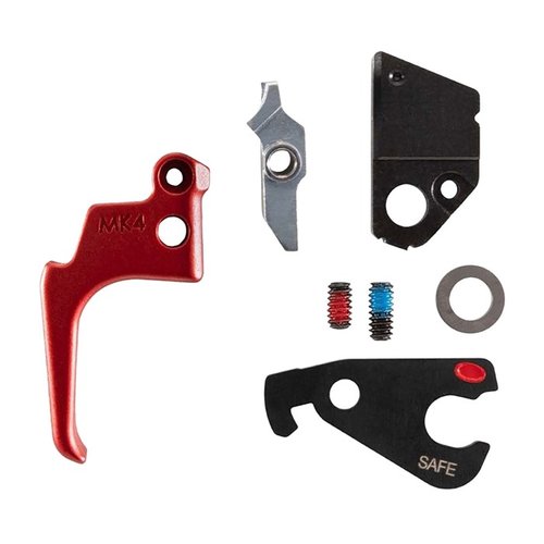 Enhance your Ruger Mk IV with the Apex Action Enhancement Kit, reducing trigger pull to 3.0 lbs, over-travel by 80%, and delivering a crisp trigger break.