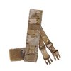 The SPIRITUS SYSTEMS FAT STRAP offers a streamlined design for your Micro Fight Chest Rig, featuring elastic mounting points and a Velcro patch for customization.