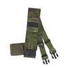 The SPIRITUS SYSTEMS FAT STRAP offers a streamlined design for standalone wear, featuring elastic mounting points and a Velcro patch for customization.