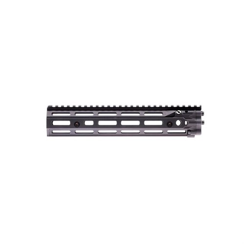 The Daniel Defense RIS III Rail offers a lightweight, durable design with M-LOK attachment points, free-floating barrel for accuracy, and compatibility with RIS II.