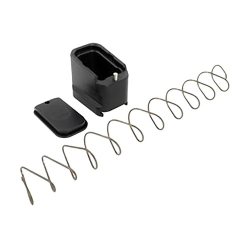 Enhance your Glock 19 with +5 rounds or Glock 23 with +4 rounds using the Shield Arms extension, featuring easy access to the spring and follower.