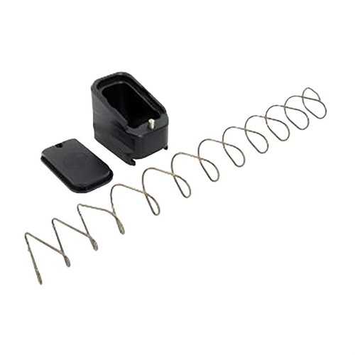 Enhance your Glock 17/22 with the Shield Arms +5/4 Magazine Extension, adding 5 rounds to 17/34/19X/45 and 4 rounds to 22/35, plus easy access to components.