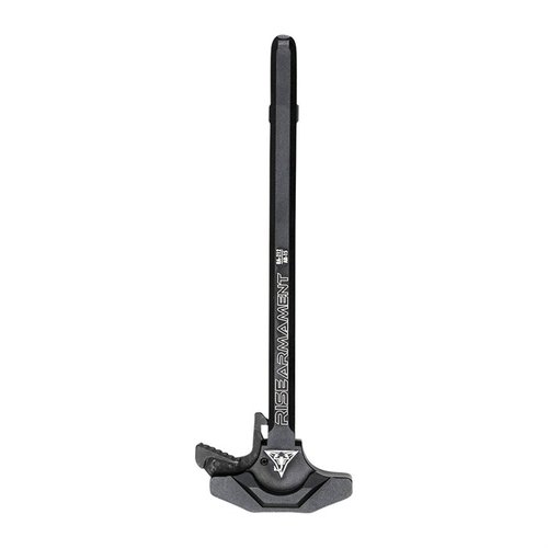 Enhance your AR-15 with the RISE ARMAMENT RA-212 Charging Handle, featuring an extended latch for faster, easier charging and reliable manual round feeding.