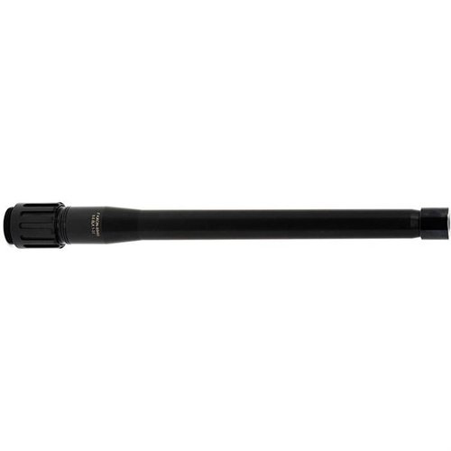 Experience superior accuracy and performance with the Faxon 8.6 Blackout RemAge Barrel, featuring a 1:3 twist rate, 416-R Stainless Steel, and backed by a lifetime guarantee.