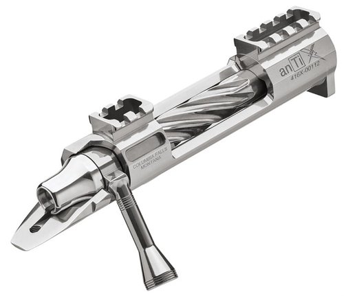 Discover the ultra-lightweight anTi X action with integral scope mounts, pre-hardened materials, and smooth bolt operation for unmatched performance.