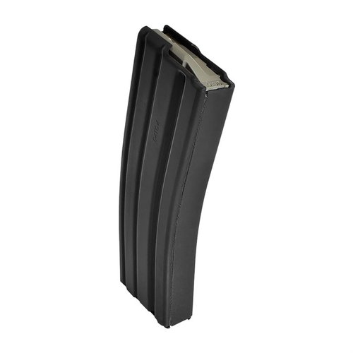 The D&H Industries AR-15 5.56mm Aluminum Mag features a durable heat-treated body, laser welding, and a Magpul™ anti-tilt follower for reliable 30-round performance.