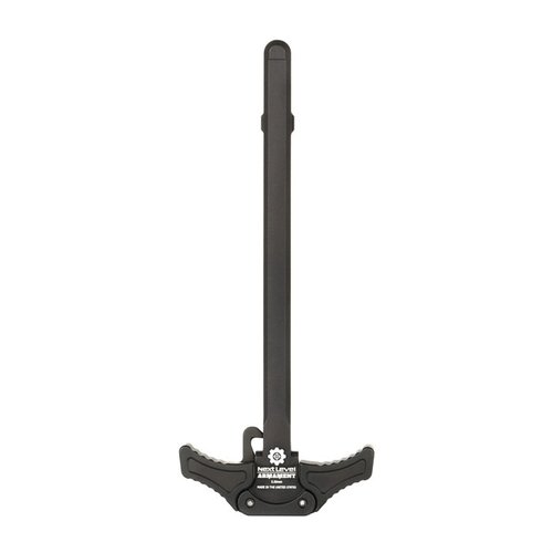 Experience enhanced functionality with the Next Level Armament NLX556 AR-15 Ambidextrous Charging Handle, featuring durable 7075 aluminum and a refined ear design for improved performance.