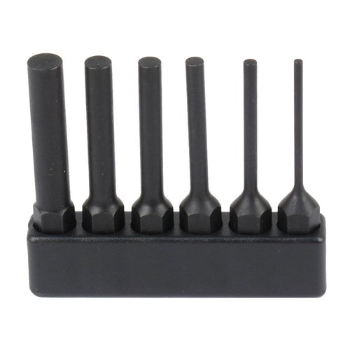 The Fix It Sticks Steel Pin Punch Set of 6 offers precision and durability, featuring sizes from 1/16" to 1/4" and compatible with any standard 1/4" Driver.