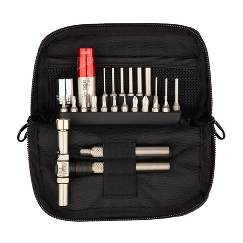 The Fix It Sticks Tool Kit for Sig Sauer MCX & MPX offers essential tools for maintenance, including a torque driver, versatile bits, and a soft case for easy transport.