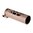 MODTAC SUPPRESSOR SHIELD W/U-RAC 6.5"X2" COYOTE TAN W/TAN HARDWARE
