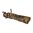 MODTAC SUPPRESSOR SHIELD W/U-RAC 7"X2" COYOTE TAN W/TAN HARDWARE