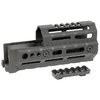 The Midwest Industries AK Alpha Series M-LOK Handguard offers versatile configurations, lightweight aluminum construction, and multiple QD points for slings.