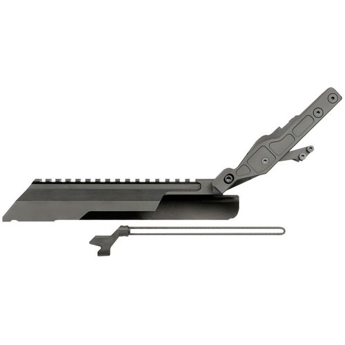 Enhance your AK with the Midwest Industries Alpha Series Railed Top Cover, featuring a rigid lockup, adjustable fit, and no permanent modifications required.
