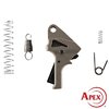 Upgrade your Smith & Wesson SDVE with the Apex Flat-Faced Action Enhancement Kit for a smoother, lighter trigger pull and improved reset.