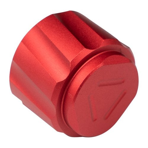 Enhance your 12-Gauge shotgun's reliability with the Strike Industries Magazine Follower, featuring self-cleaning spiral fluting and high-vis anodized colors.