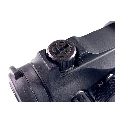 The ATA for Aimpoint Micro allows easy windage and elevation adjustments without cap removal, featuring robust stainless steel construction and water resistance.
