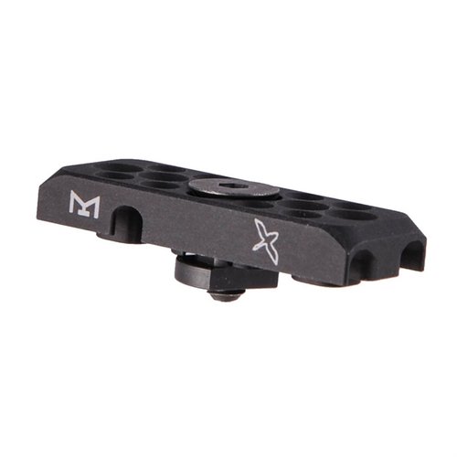 The M-LOK Cable Management Panel securely routes cables up to 0.140" in diameter, made from durable 6061 aluminum, ensuring a clean and protected setup.