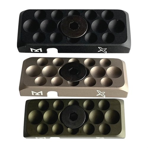 The M-LOK Cable Management Panel securely routes and protects cables, accommodates various angles, and is machined from durable 6061 aluminum for lasting performance.