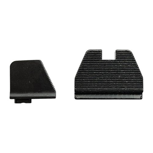 The BIS, G43X/48 offers a robust backup iron sight solution for Glock G43X/G48, featuring a co-witness design, serrated rear sight, and snag-resistant front sight.