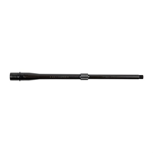 .308 DPMS style barrels made from 416R Stainless Steel with QPQ finish; HP & MPI tested for quality, featuring BA Hanson profile and pinned lo-pro gas block.
