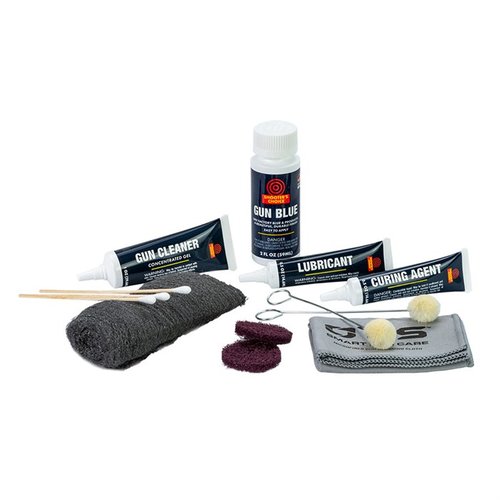 Revive your firearm with Shooter's Choice Gun Blue Kit; a cold blue process for up to 3 re-blues or many touch-ups, delivering a durable, factory-like finish.