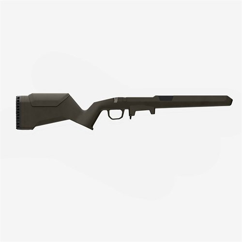 The MAGPUL Hunter Lite Stock for Savage AXIS SA offers lightweight design, adjustable LOP, ambidextrous features, and M-LOK slots for custom accessories.