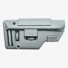 The B5 Systems Collapsible Precision Stock offers adjustable cheekweld, robust construction, M-LOK® compatibility, and fits Mil-Spec receiver extensions.