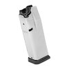 The Springfield Armory Hellcat Pro 15-round magazine boasts durable stainless steel, numbered witness holes, and a flush fitting bottom for a perfect fit.