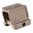 ARISAKA DEFENSE MOUNT FOR AIMPOINT MICRO T-1 & T-2 OPTIC, 1.93" HEIGHT, TAN