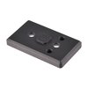 The Arisaka Offset Optic Mount offers modular 35/45 degree positioning, low 1/3 co-witness height, and compatibility with various red dot sights for AR15 rifles.