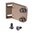 ARISAKA DEFENSE OFFSET SCOUT LIGHT MOUNT FOR MCX HANDGUARDS, FDE