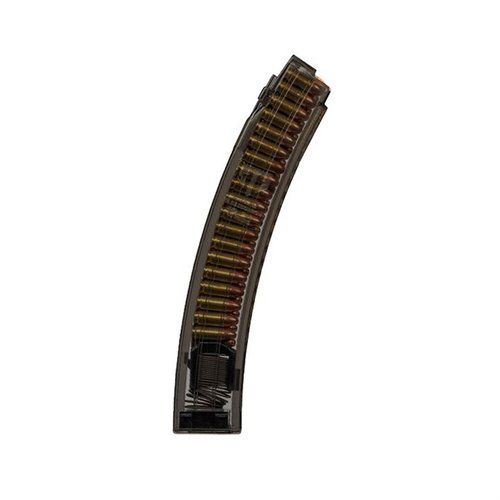 The 40-rd CZ Scorpion Evo 3+ magazine features extreme impact resistance, chemical durability, and a translucent body for ammo visibility, backed by a lifetime warranty.