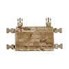 The Micro Fight Chassis MkV is a lightweight, versatile chassis with MOLLE compatibility, ideal for magazine storage and scaling to various rig setups.