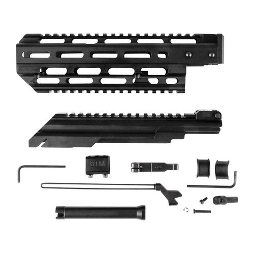 The AKM GEN-3 Dog Leg Scope Rail and Hand Guard Bundle offers optimal balance, quick target acquisition, and M-LOK compatibility for enhanced functionality.