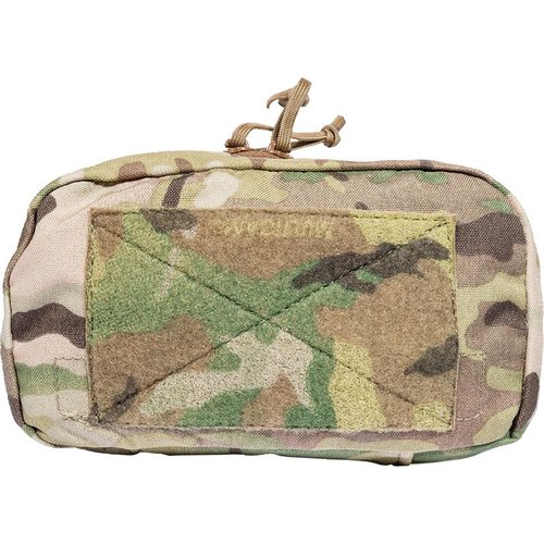 The Grey Ghost Gear E&E Horizontal Pouch offers organized storage for small gear, features clear windows, elastic loops, and attaches easily with MALICE CLIPS.