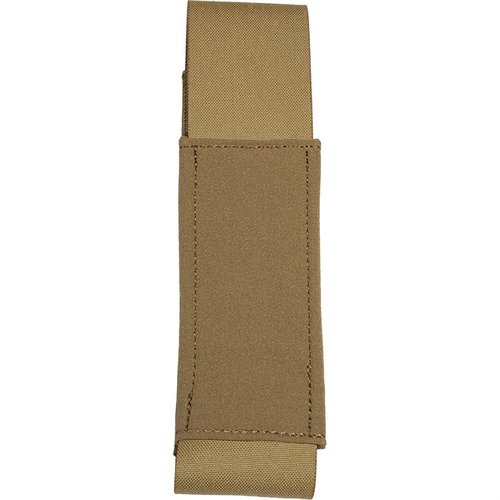 The Grey Ghost Gear Tourniquet Pouch securely holds one CAT style tourniquet, featuring elastic sides and a high vis red tab for quick access.