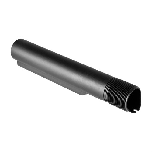 The POF AR-15 Anti Tilt Receiver Extension features a Mil-Spec 7075-T6 aluminum design, preventing carrier-tilt, ensuring durability with extra drain holes.