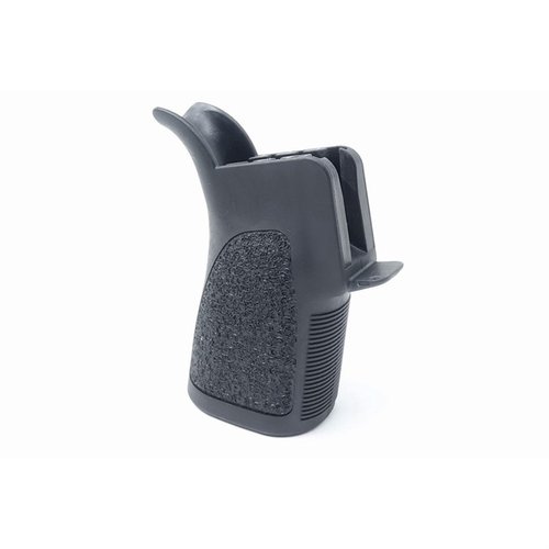 The BCMGUNFIGHTER GRIP MOD-3-KD offers improved ergonomics with a reduced grip angle, low-profile design, and enhanced trigger control for sub-compact setups.