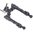 ACCU-TAC WB-4 WIDE BODY BIPOD QUICK DETACH FOR PICATINN RAIL MATT BLK