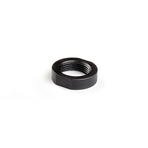 The Strike Industries Jam Nut simplifies muzzle device installation and timing, featuring a 1/2"-28 TPI thread pitch and durable AISI 1144 steel construction.