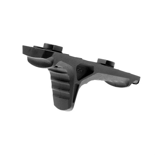 The LINK Anchor Handstop offers a heat-resistant, ergonomic design for M-LOK and KeyMod systems, enhancing grip stability and dexterity for improved accuracy.