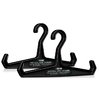 Store your tactical vests and plate carriers securely with SAVIOR EQUIPMENT's Heavy Duty Vest Hangers, featuring a 150 lb load limit and raised hook ends for accessories.
