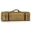 The Savior Equipment Urban Warfare Double Rifle Case features padded slots, MOLLE compatibility, and removable straps, all in a low-profile design for discreet transport.