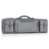 The Savior Equipment Urban Warfare Double Rifle Case features padded slots, removable straps, lockable zippers, and a low-profile design for secure transport.
