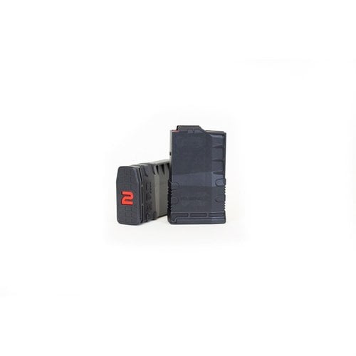 The Amend2 AICS Short Action 12 Round Magazine features a durable polymer build, anti-tilt follower, and a heavy-duty stainless steel spring, perfect for precision shooting.