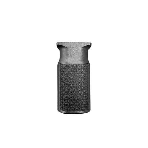 The Amend2 M-LOK Vertical Foregrip offers a slim design, aggressive texture, and high-strength polymer construction, ensuring quick maneuvering and durability.