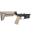 The Bravo Company AR-15 Complete Widebody Lower features a BCM Mod 2 SOPMOD stock, MK2 RMS for recoil mitigation, and durable 7075-T6 aluminum construction.