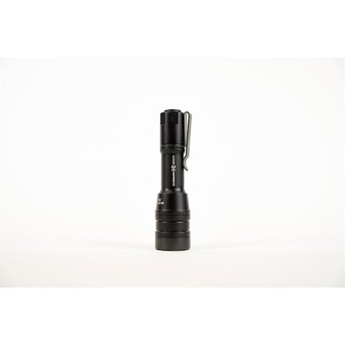 The Cloud Defensive MCH Duty Flashlight offers 1800 lumens, IPX-8 waterproofing, durable S7 steel construction, and is fully programmable for versatile use.