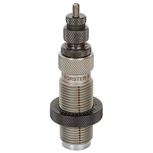 Achieve precision with the Forster Bushing Full Length Sizing Die for 6.5x47mm Lapua, enhancing accuracy and prolonging case life with controlled neck tension.